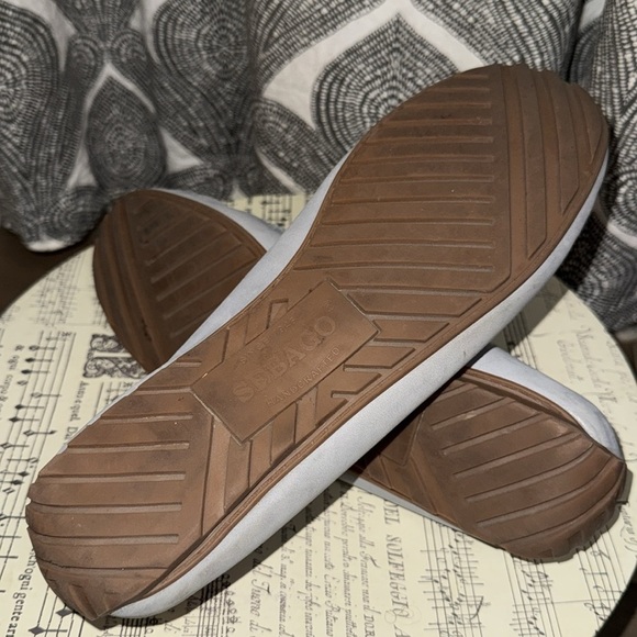 Sebago Grey Leather Harper Tie Boat Shoes Size 11 - Picture 8 of 8